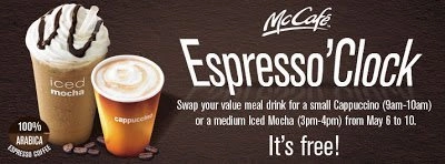 McCafe Espresso Clock