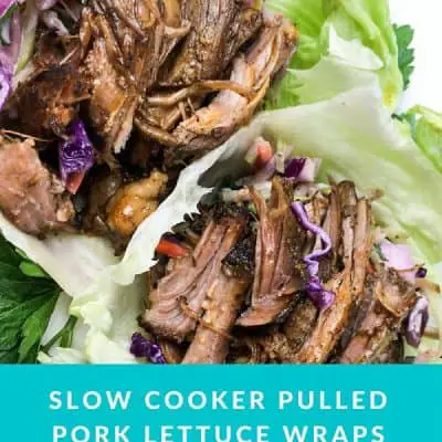 Slow Cooker Pulled Pork Lettuce Wraps For Keto Dinner