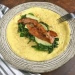 KetoOpenFacedOmeletwithSpinach,Avocado,Bacon