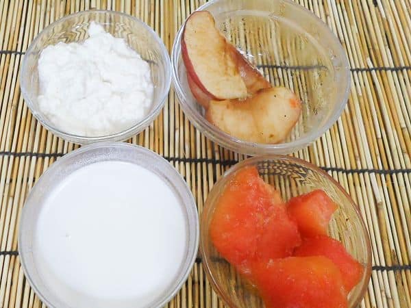 ingredients-apple-papaya-smoothie