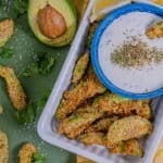 Healthy Baked Avocado Fries