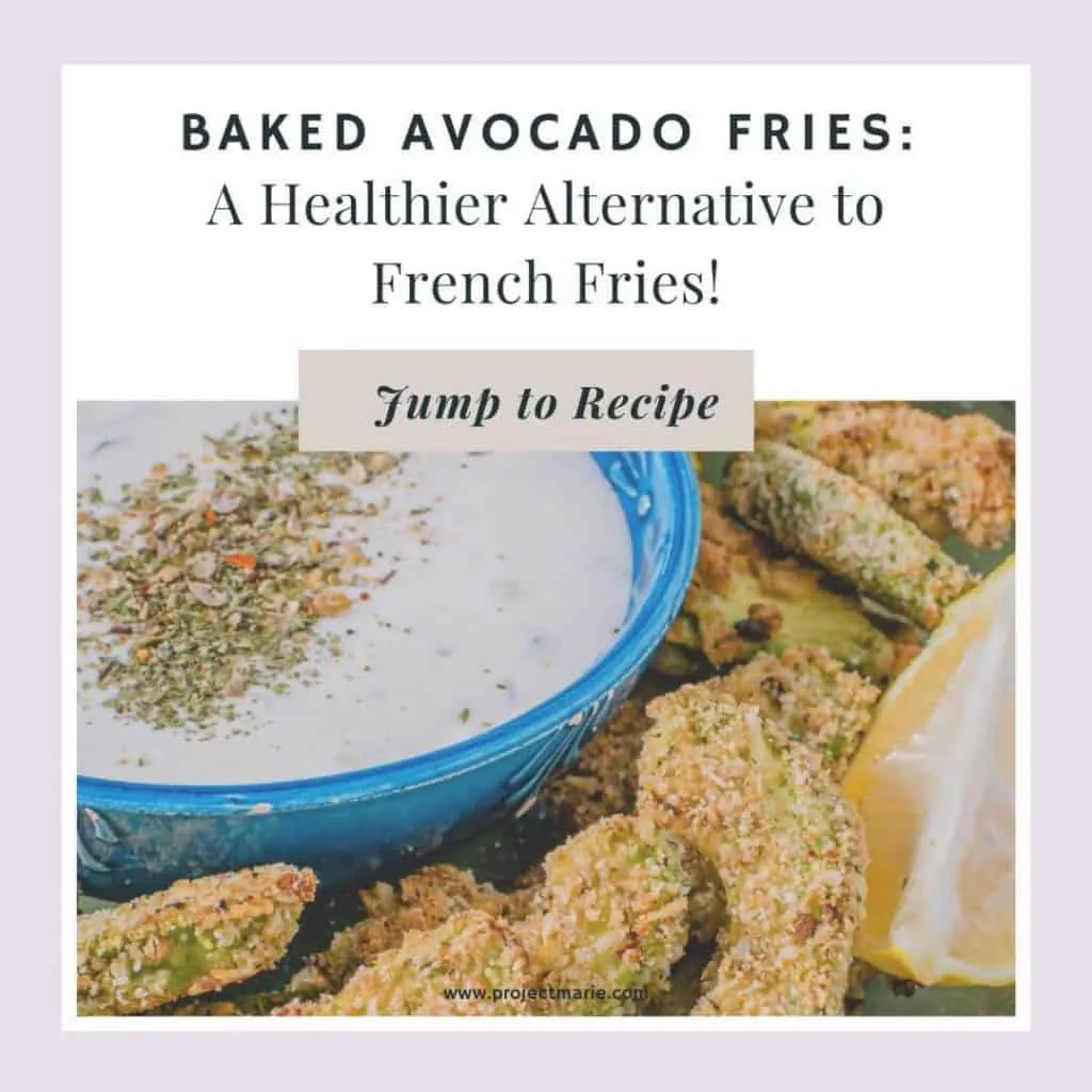 baked avocado fries: a healthier alternative to french fries