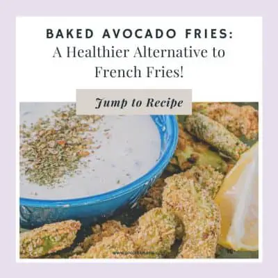 Baked Avocado Fries: A Healthier Alternative to French Fries!