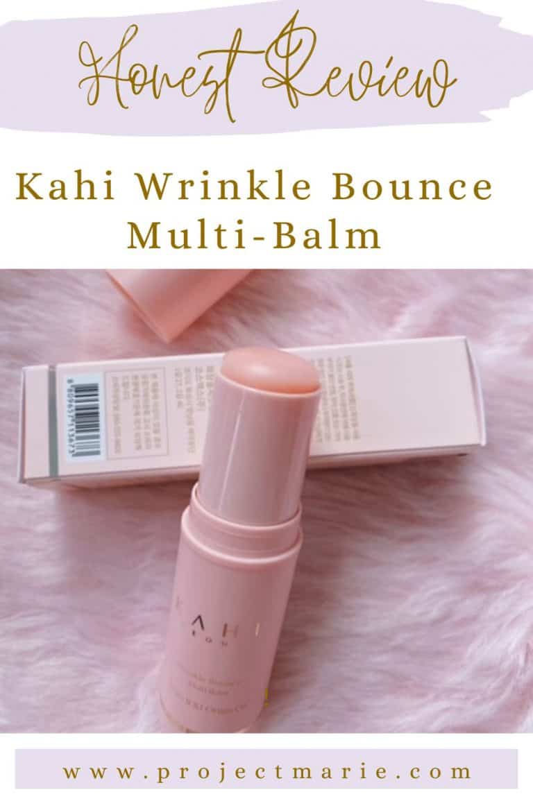 My Experience With The Kahi Wrinkle Bounce Multi Balm Project Me!