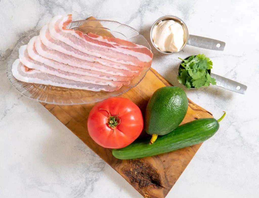 Ingredients for Low Carb BLT Bites