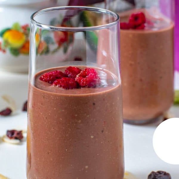 Low Carb Keto Raspberry Smoothie