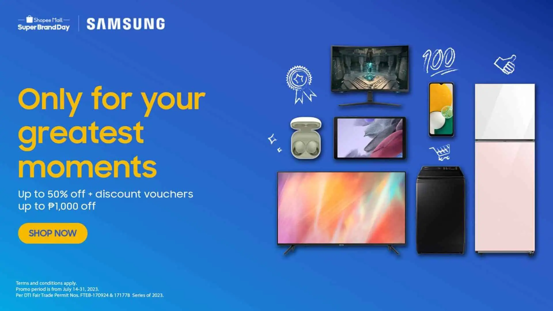 Get Ready for “Only For Your Greatest Moments” Deals on the Samsung x Shopee Super Brand Day 2023